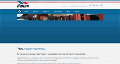 Desktop Screenshot of haganmachinery.com.au